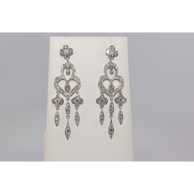 Fabulous diamond chandelier earrings.