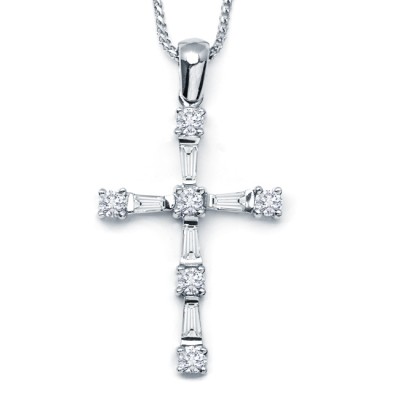 Diamond Cross Necklace