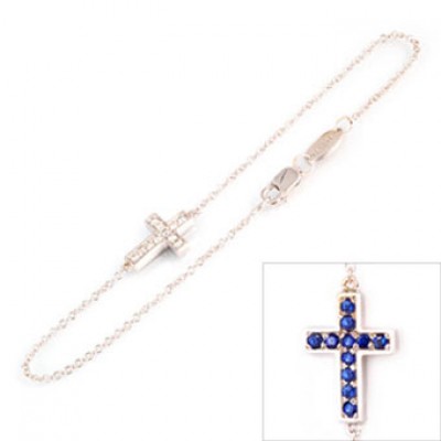 Double Cross Bracelet B16
