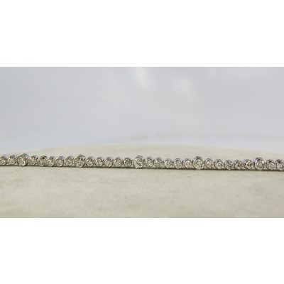 Diamond Tennis Bracelet in 14k White Gold