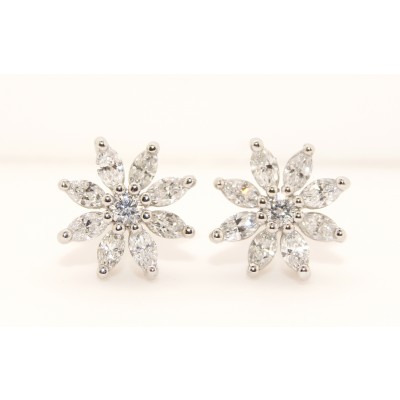 Platinum Diamond Earrings