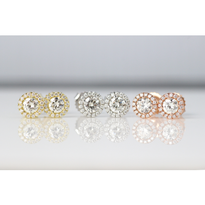 multi color stud earrings