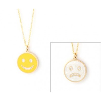 Happy Sad Colored Necklace