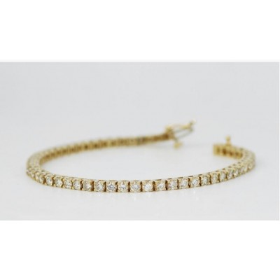 Simple tennis bracelet