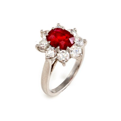 Diamond and Ruby Ring