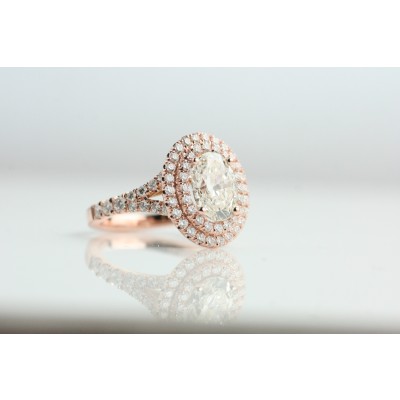 Double halo ring