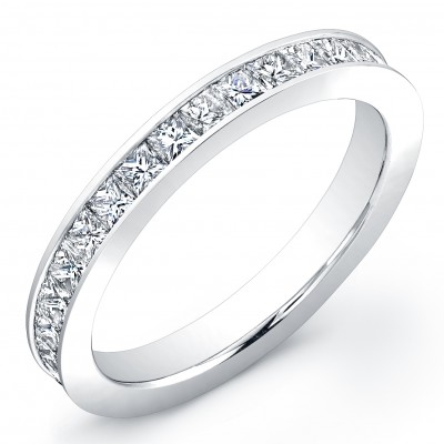 Platinum Diamond Wedding Band