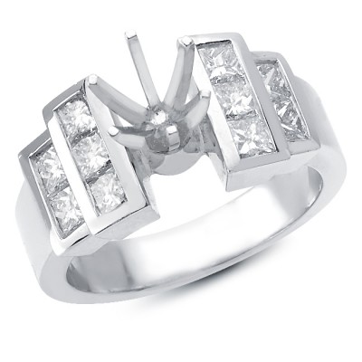 Platinum Diamond Engagement Ring 