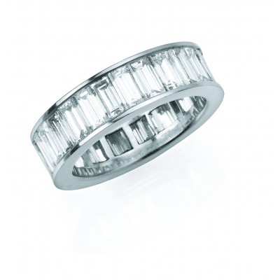 Platinum Diamond Wedding Band