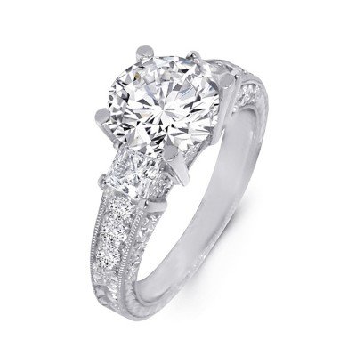 Platinum Engagement Ring 