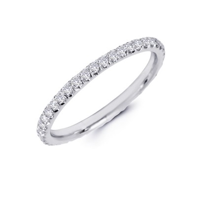 Platinum Diamond Wedding Band