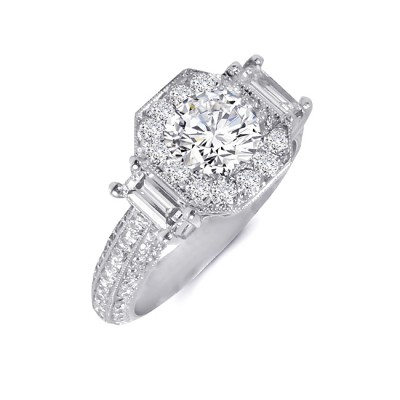 Platinum Diamond Engagement Ring 