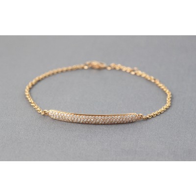 Diamond ID bracelet.