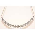 Hand made diamond necklace.