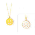 Happy Sad Colored Necklace