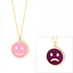 Happy Sad Colored Necklace