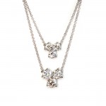 Large and Small Diamond Pendant