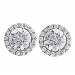 Platinum Diamond Stud Earrings