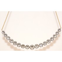 Hand made diamond necklace.
