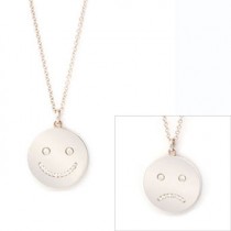 Happy Sad Face Necklace
