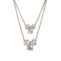 Large and Small Diamond Pendant