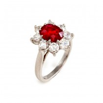 Diamond and Ruby Ring