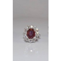 Beautiful Oval Ruby Ring
