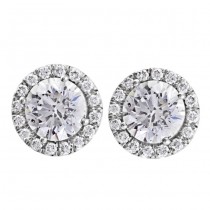 Platinum Diamond Stud Earrings