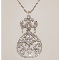 Platinum vintage pendant.