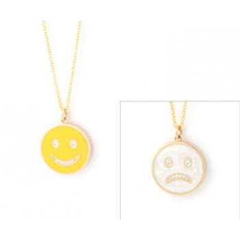 Happy Sad Colored Necklace
