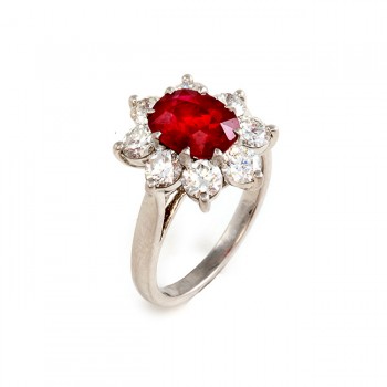 Diamond and Ruby Ring